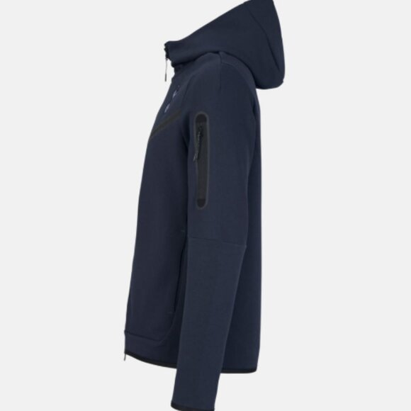 Tottenham Spurs Nike Adult Navy Tech Fleece Hoodie 2023/24 - Picture 3 of 3